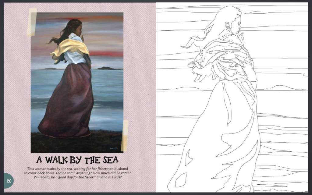 One of the activities included in the book./Photo via CANVAS Facebook page, used with permission.