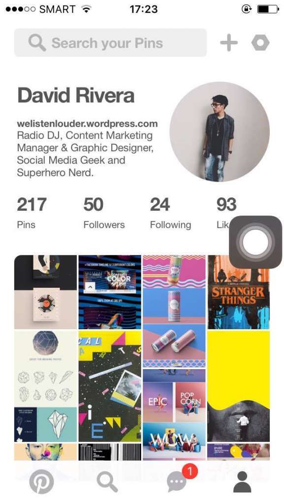 Pinterest (screenshot)