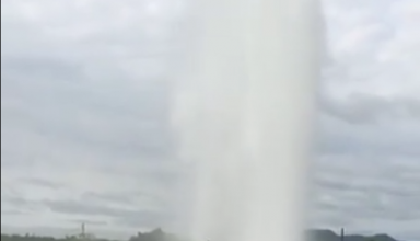 VIRAL-Rainfall in one spot