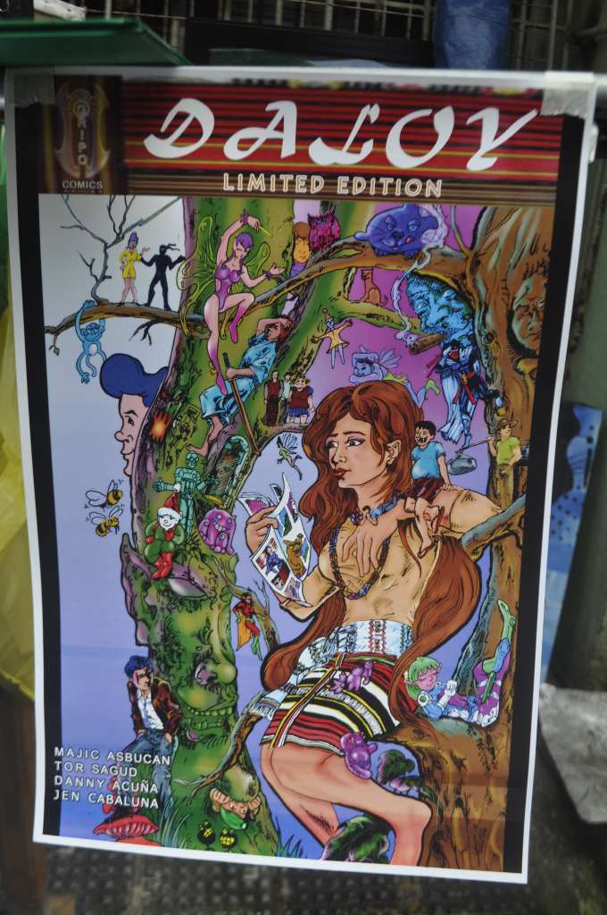 Cover Art of Daloy Comics./Photo by Liezl F. Dunuan