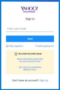 Yahoo!, security