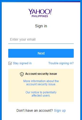 Yahoo!, security