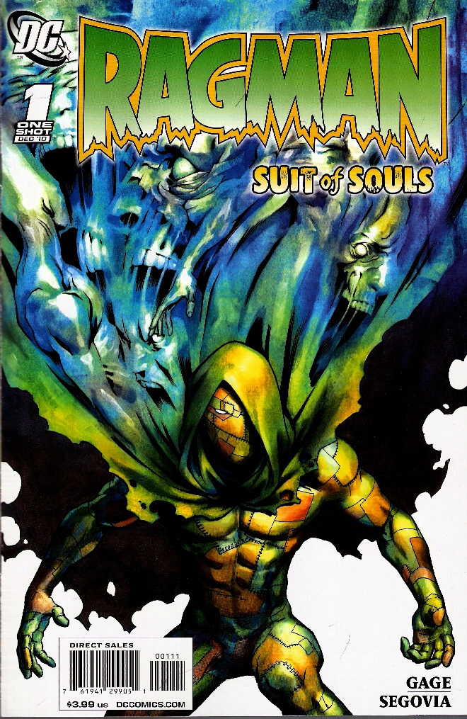 Ragman: Suit of Souls#1 cover (Original artist: Jesus Saiz)