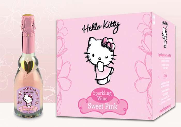 Hello Kitty wines, wine, Hello Kitty