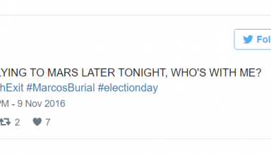 Ferdinand Marcos, US Elections