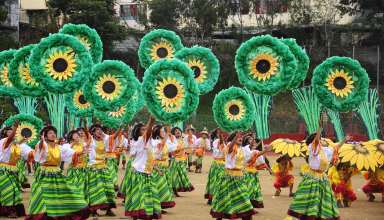 Panagbenga, Panagbenga 2017, Grand Street Dance Parade, Baguio City, Pugo Catholic Sc