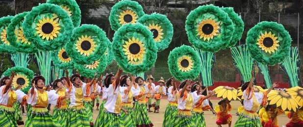 Panagbenga, Panagbenga 2017, Grand Street Dance Parade, Baguio City, Pugo Catholic Sc