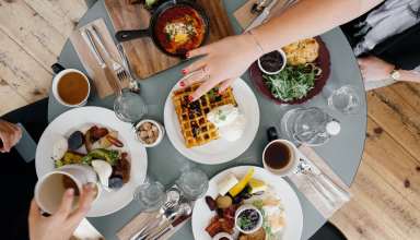Healthy food, food binge