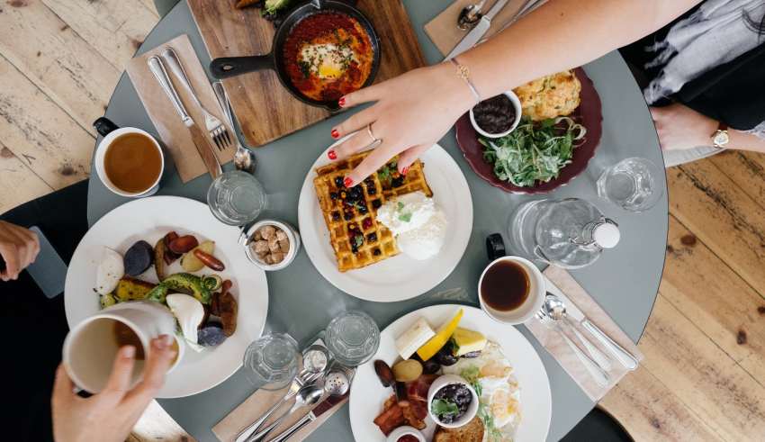 Healthy food, food binge
