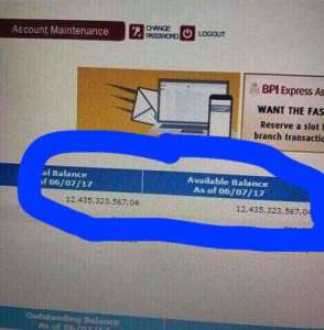 BPI, glitch, Baguio