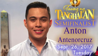 Anton Antenorcruz, Tawag Ng tanghalan Sept 26