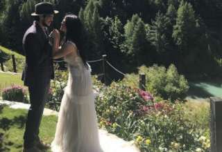 Groom Erwan Heussaff and bride Anne Curtis Smith