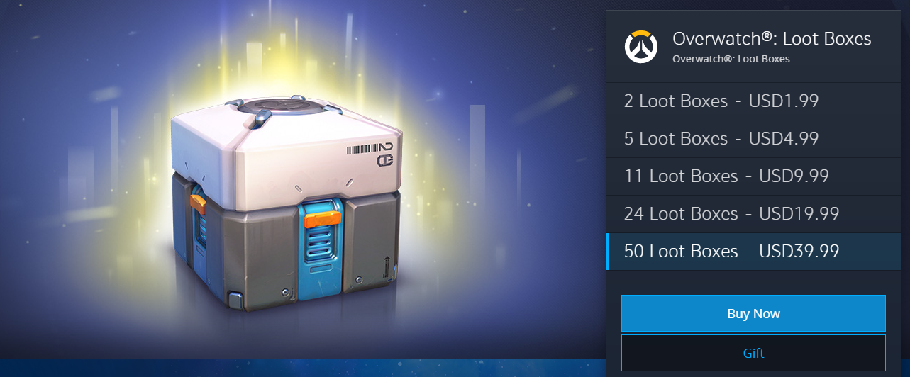 Oxerwatch Loot Box Packages