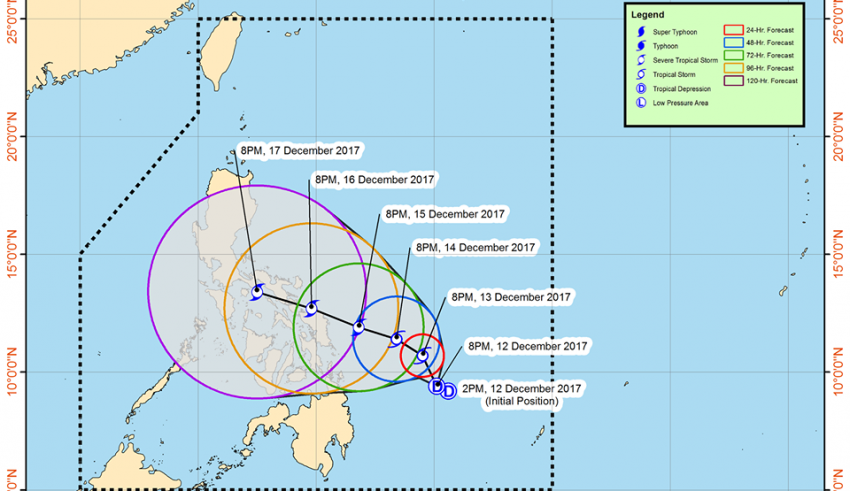 Tropical depression Urduja