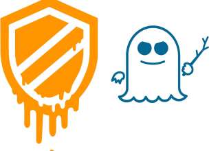 Meltdown and Spectre attack logos