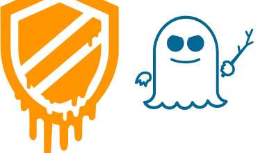 Meltdown and Spectre attack logos