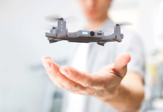 A fusion of 2 gadgets, this is a drone and a camera case in one.