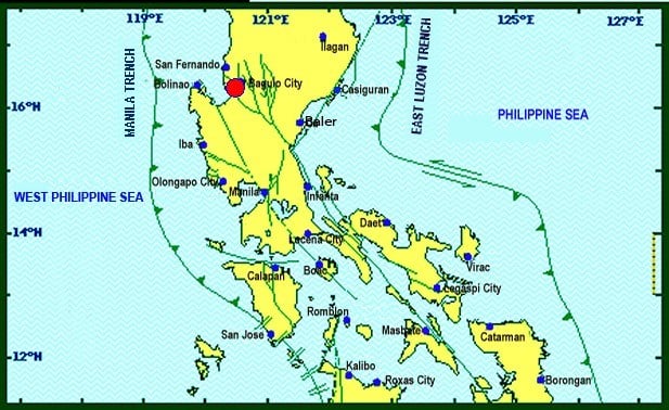 Baguio City, earthquake