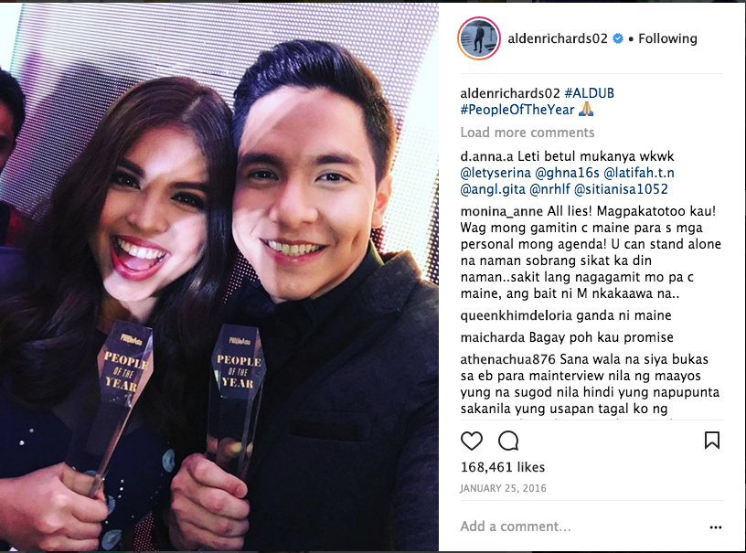Alden Richards, Maine Mendoza