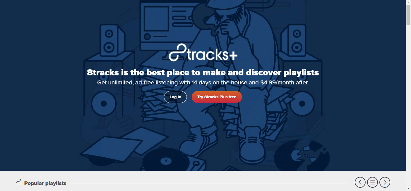 8 Tracks, Websites