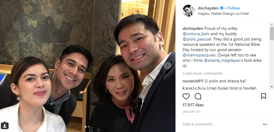 Piolo Pascual, Shaina Magdayao, Vicky Belo, Hayden Kho