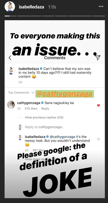 Alex Gonzaga, Isabelle Daza, Instagram