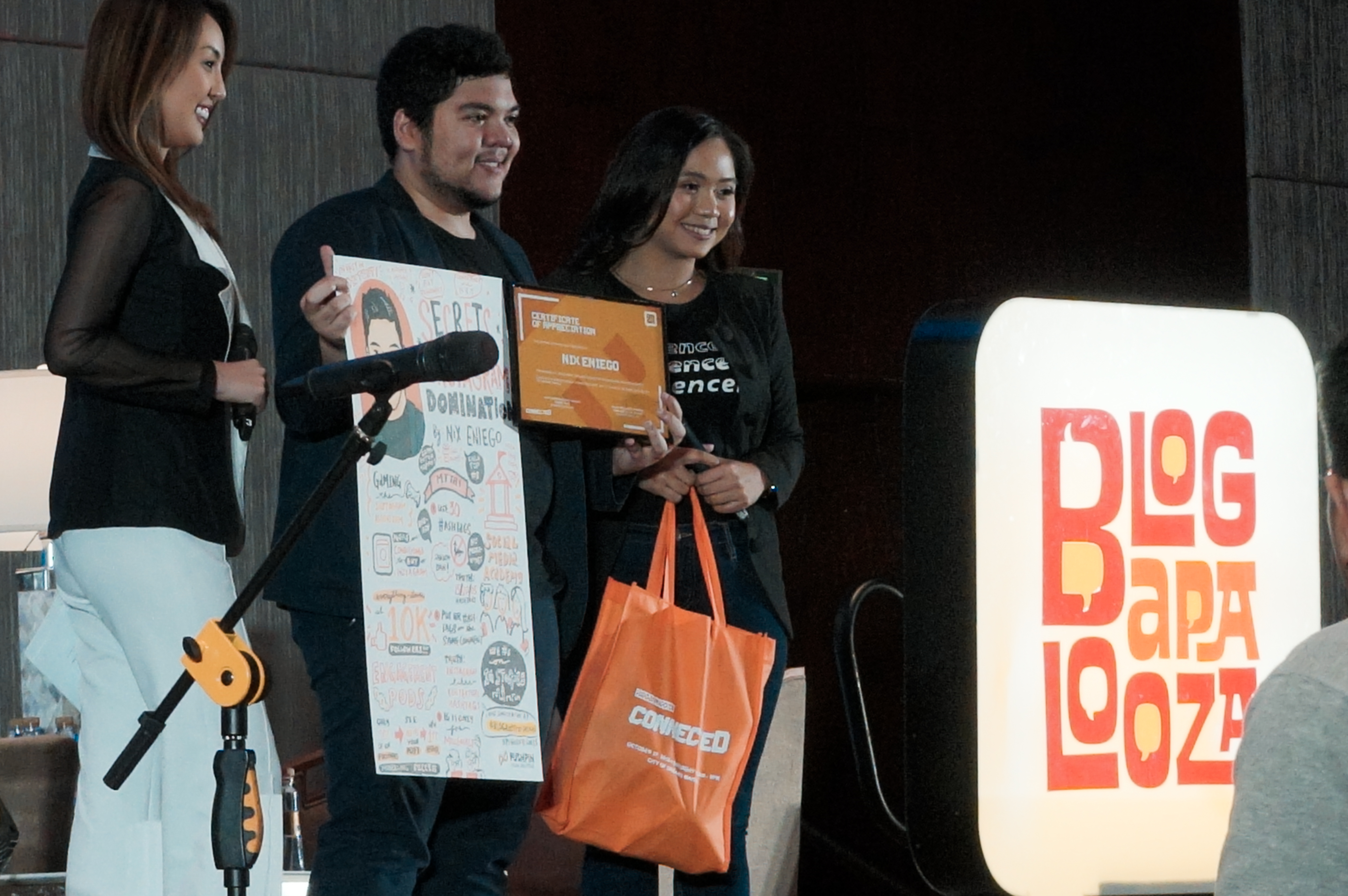 Nix Eniego and Ace Gapuz at Blogapalooza 2018: connecteD