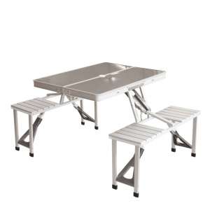 Portable 4 Seater Aluminum Folding Table