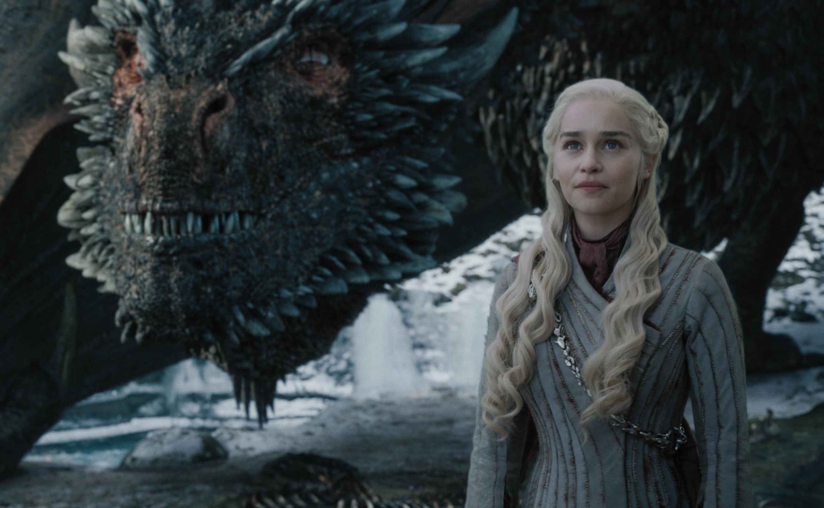 Emilia Clarke in Game of Thrones Season 8 Episode 4