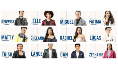 Matty Juniosa, Lance Busa, Renwick Benito, Dan Ombao, Lucas Garcia, Miguel Odron, Zephanie Dimaranan, Elle Ocampo, Fatima Louise, Trish Bonilla, Sheland Faelnar, and Rachel Libres