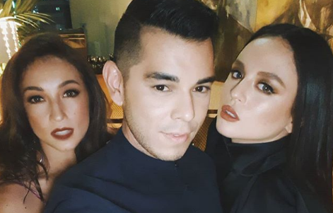 Raymond Gutierez, Solenn Huesaff and Georgina Wilson