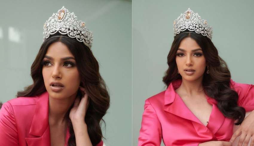 Miss Universe 2021 Harnaaz Sandhu picture from Miss Universe Official FB page