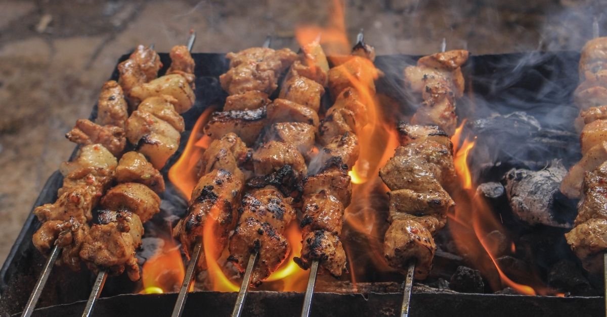 Barbecue on charcoal from Canva