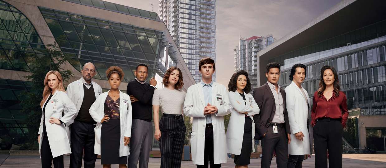The cast of The Good Doctor. Photo via The Good Doctor's official Facebook Page