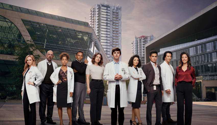 The cast of The Good Doctor. Photo via The Good Doctor's official Facebook Page