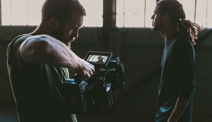 Behind the scenes of a film. Photo via Unsplash.com