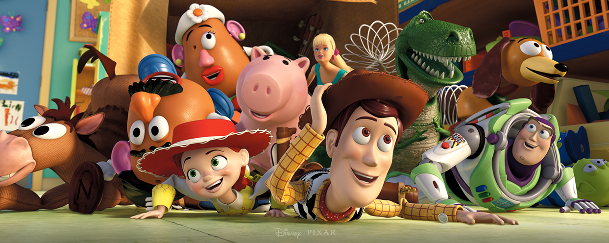 The characters from Toy Story