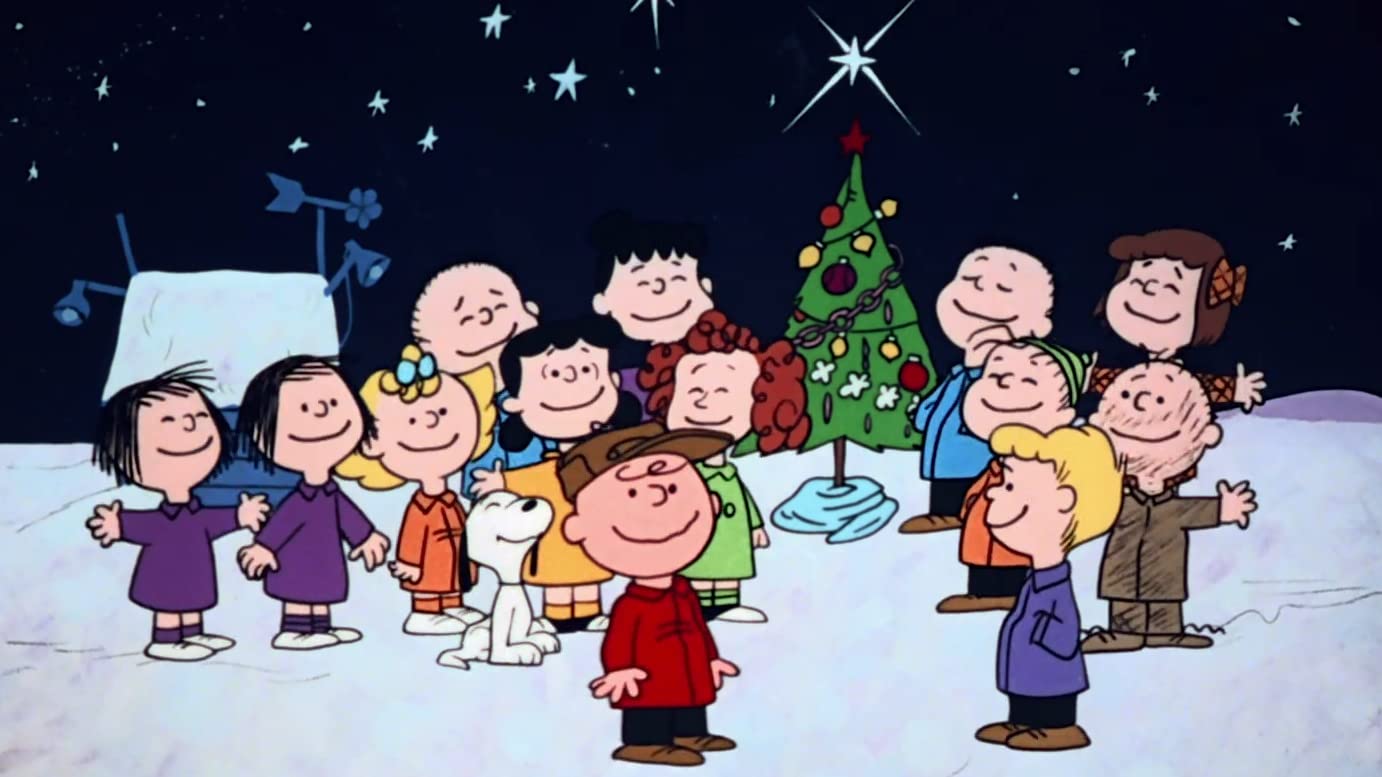 Charlie Brown and the Peanuts gang