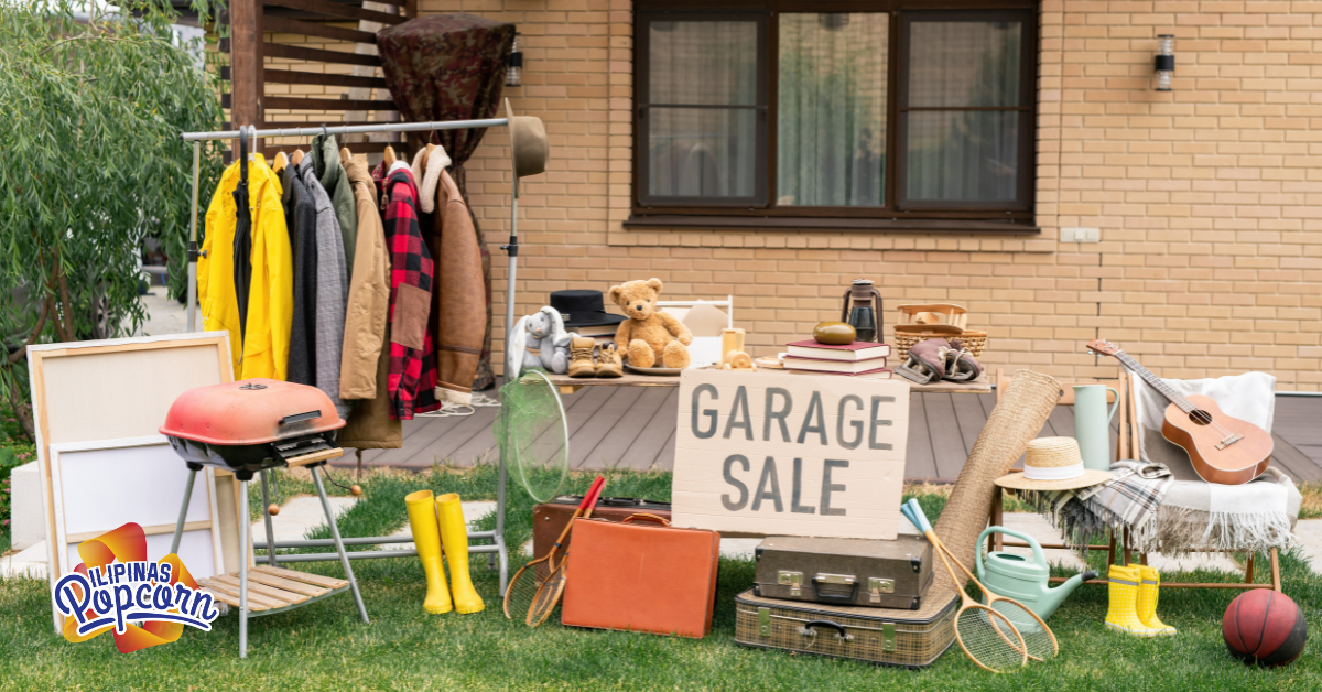 money-saving resolutions 2024, garage sale