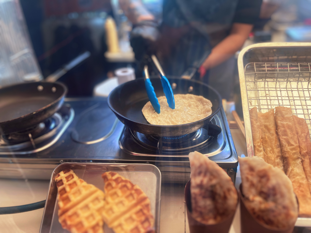 Scallion Pancake/Wrap Preparation