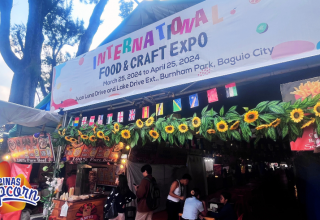 Entrance to a food expo