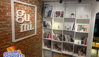 Cafe Gumi Logo on the wall
