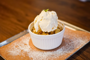 Apple Cobbler by Alliah Zsarnett Dela Cruz, Photo Edited by Madison Roe Rabuco